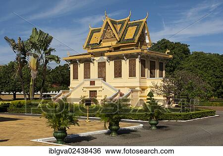 "The Royal Hor Samran Phirun pavilion in the grounds of the Royal Palace, Phnom Penh, Cambodia, Southeast Asia, Asia" View Large Photo Image Stock Photograph - "The Royal Hor Samran Phirun pavilion in the grounds of the Royal Palace, Phnom Penh, Cambodia, Southeast Asia, Asia". Fotosearch