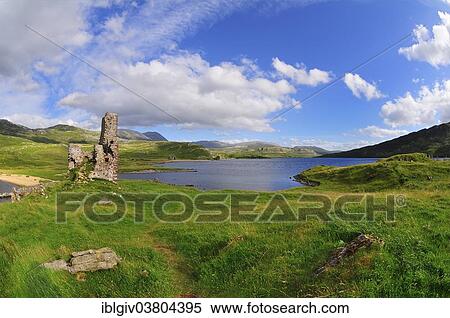 "The ruins of Ardvreck Castle, Loch Assynt, Sutherland, Highland, Scotland, United Kingdom, Europe" View Large Photo Image Stock Photography - "The ruins of Ardvreck Castle, Loch Assynt, Sutherland, Highland, Scotland, United Kingdom, Europe". Fotosearch