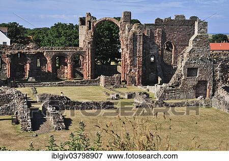 "The ruins of the Benedictine monastery of Lindisfarne, Lindisfarne, Northumbria, England, United Kingdom, Europe" View Large Photo Image Stock Photo - "The ruins of the Benedictine monastery of Lindisfarne, Lindisfarne, Northumbria, England, United Kingdom, Europe". Fotosearch