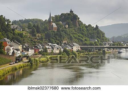 "The Saar river near Saarburg, Rhineland-Palatinate, Germany, Europe" View Large Photo Image Stock Image - "The Saar river near Saarburg, Rhineland-Palatinate, Germany, Europe". Fotosearch