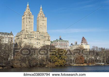"The San Remo luxury apartment building on Central Park, New York City, New York, USA" View Large Photo Image Picture - "The San Remo luxury apartment building on Central Park, New York City, New York, USA". Fotosearch