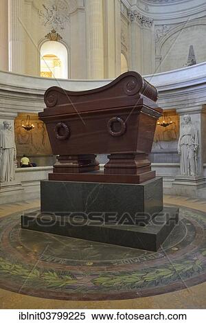 Stock Photography - "The sarcophagus of Napoleon Bonaparte at Les Invalides, Paris, Ile-de-France, France, Europe". Fotosearch
