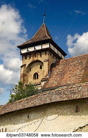Stock Photo - "The Saxon fortified church of Valea Viilor, Sibiu County, Transylvania, Romania, Europe". Fotosearch