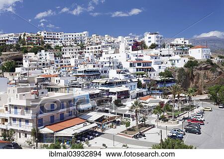 "The seaside village of Agia Galini, Crete, Greece, Europe" View Large Photo Image Picture - "The seaside village of Agia Galini, Crete, Greece, Europe". Fotosearch