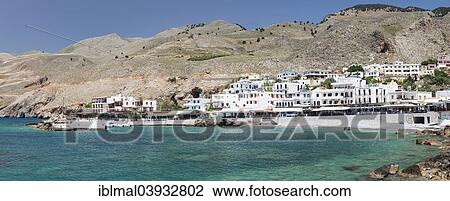 "The seaside village of Sfakia, Crete, Greece, Europe" View Large Photo Image Stock Image - "The seaside village of Sfakia, Crete, Greece, Europe". Fotosearch