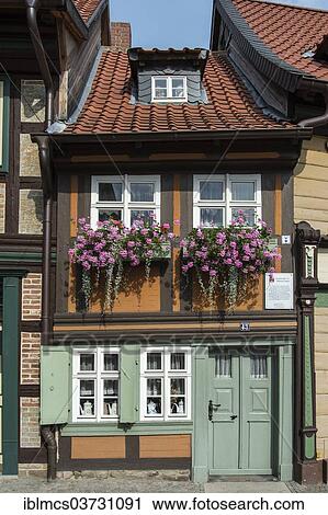 "The smallest house of Wernigerode, Wernigerode, Saxony-Anhalt, Germany, Europe" View Large Photo Image Stock Image - "The smallest house of Wernigerode, Wernigerode, Saxony-Anhalt, Germany, Europe". Fotosearch