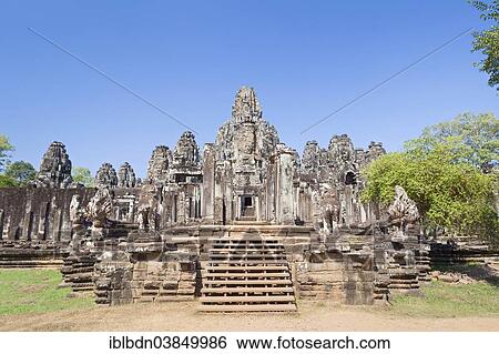 "The south side of the Bayon temple, Angkor Thom, Angkor, Siem Reap, Cambodia, Asia" View Large Photo Image Stock Photograph - "The south side of the Bayon temple, Angkor Thom, Angkor, Siem Reap, Cambodia, Asia". Fotosearch