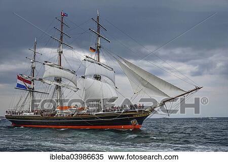 "The Stad Amsterdam at the Hanse Sail 2014 Warnemunde, Mecklenburg-Western Pomerania, Germany, Europe" View Large Photo Image Stock Photography - "The Stad Amsterdam at the Hanse Sail 2014 Warnemunde, Mecklenburg-Western Pomerania, Germany, Europe". Fotosearch