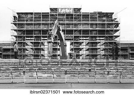 Stock Image - "The start of the demolition of the Berlin Wall at the Brandenburg Gate, Berlin, Germany, Europe". Fotosearch