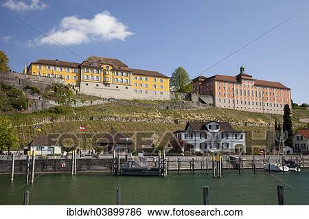"The State Winery above the harbour, Meersburg, Lake Constance, Baden-Wurttemberg, Germany, Europe" View Large Photo Image Stock Photograph - "The State Winery above the harbour, Meersburg, Lake Constance, Baden-Wurttemberg, Germany, Europe". Fotosearch