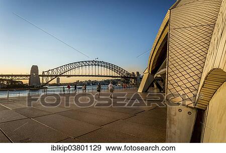 "The Sydney Opera House, at front, and the Harbour Bridge at back, Sydney, New South Wales, Australia, Oceania" View Large Photo Image Stock Photo - "The Sydney Opera House, at front, and the Harbour Bridge at back, Sydney, New South Wales, Australia, Oceania". Fotosearch