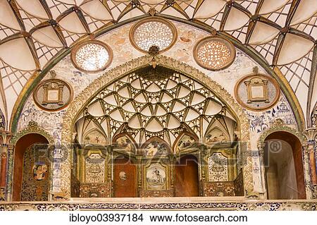 "The Tabatabaei Historic House, Khaneh-ye Tabatabaeiha, Kashan, Iran, Asia" View Large Photo Image Picture - "The Tabatabaei Historic House, Khaneh-ye Tabatabaeiha, Kashan, Iran, Asia". Fotosearch