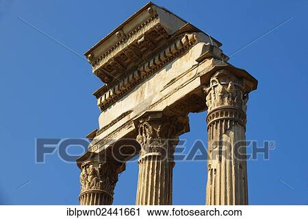 "The Temple of Castor and Pollux, Roman Forum, Forum Romanum, Rome, Italy, Europe" View Large Photo Image Stock Image - "The Temple of Castor and Pollux, Roman Forum, Forum Romanum, Rome, Italy, Europe". Fotosearch