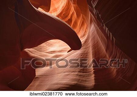 "The Tongue"""" rock formation, red sandstone of the Moenkopi Formation, colours and structures at Secret Slot Canyon, Page, Navajo Nation Reservation, Arizona, Southwestern USA, USA" View Large Photo Image Stock Image - "The Tongue"""" rock formation, red sandstone of the Moenkopi Formation, colours and structures at Secret Slot Canyon, Page, Navajo Nation Reservation, Arizona, Southwestern USA, USA". Fotosearch