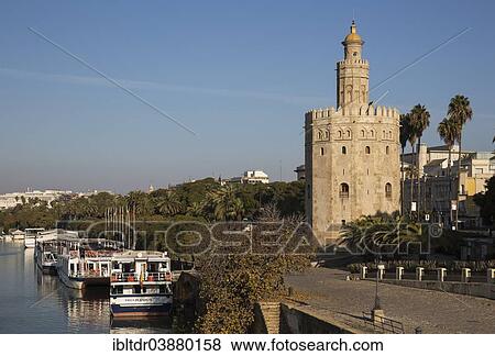 "The Torre del Oro at the Guadalquivir riverside, Seville, Seville province, Andalusia, Spain, Europe" View Large Photo Image Stock Photo - "The Torre del Oro at the Guadalquivir riverside, Seville, Seville province, Andalusia, Spain, Europe". Fotosearch