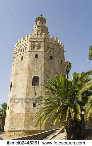 "The Torre del Oro, or Gold Tower, dodecagonal military watchtower, Seville, Seville province, Andalusia, Spain, Europe" View Large Photo Image Stock Image - "The Torre del Oro, or Gold Tower, dodecagonal military watchtower, Seville, Seville province, Andalusia, Spain, Europe". Fotosearch