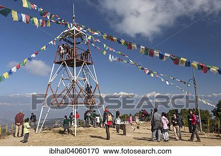 "The Tower at Nagarkot with views of the mountains of the Himalayas, Nepal, Asia" View Large Photo Image Stock Image - "The Tower at Nagarkot with views of the mountains of the Himalayas, Nepal, Asia". Fotosearch