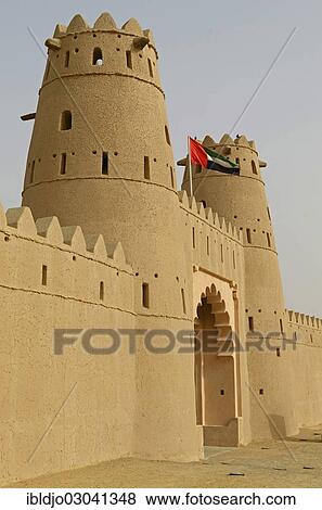 "The towers and the gate, Al Jahili Fort, Al Ain, Abu Dhabi, United Arab Emirates, Asia" View Large Photo Image Stock Photo - "The towers and the gate, Al Jahili Fort, Al Ain, Abu Dhabi, United Arab Emirates, Asia". Fotosearch