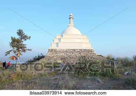 "The Tree of Wishes and stupa, Ogoy island, Lake Baikal, Siberia, Russia, Europe" View Large Photo Image Picture - "The Tree of Wishes and stupa, Ogoy island, Lake Baikal, Siberia, Russia, Europe". Fotosearch