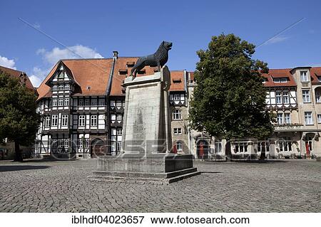 "The Veltheimsches Haus and the Huneborstelsches Haus on the Burgplatz square, in front the Brunswick Lion, Braunschweig, Lower Saxony, Germany, Europe" View Large Photo Image Stock Photo - "The Veltheimsches Haus and the Huneborstelsches Haus on the Burgplatz square, in front the Brunswick Lion, Braunschweig, Lower Saxony, Germany, Europe". Fotosearch