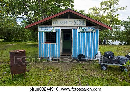 "The very small Seghe airport, Marovo Lagoon, Western Province, Solomon Islands, Oceania" View Large Photo Image Stock Photograph - "The very small Seghe airport, Marovo Lagoon, Western Province, Solomon Islands, Oceania". Fotosearch