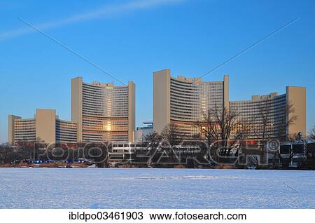 "The Vienna International Center, UN HQ, across a frozen lake, Vienna, Vienna State, Austria, Europe" View Large Photo Image Stock Image - "The Vienna International Center, UN HQ, across a frozen lake, Vienna, Vienna State, Austria, Europe". Fotosearch
