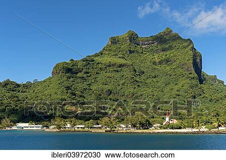 "The village of Vaitape, Bora Bora, French Polynesia, Oceania" View Large Photo Image Stock Image - "The village of Vaitape, Bora Bora, French Polynesia, Oceania". Fotosearch