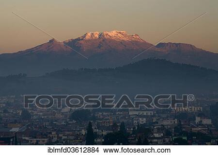 "The volcano Iztaccihuatl in early morning light with city, Cholula, Puebla, Mexico, North America" View Large Photo Image Picture - "The volcano Iztaccihuatl in early morning light with city, Cholula, Puebla, Mexico, North America". Fotosearch