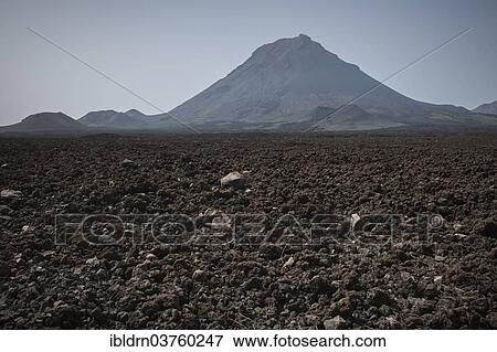 Stock Photo - "The volcano Pico do Fogo, Fogo National Park, Fogo island, Cape Verde, Africa". Fotosearch