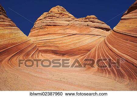"The Wave, banded eroded Navajo sandstone rocks with Liesegang bands or Liesegang rings, North Coyote Buttes, CBN, Pareah Paria Canyon, Vermilion Cliffs National Monument, Arizona, Utah, Southwestern USA, USA" View Large Photo Image Stock Image - "The Wave, banded eroded Navajo sandstone rocks with Liesegang bands or Liesegang rings, North Coyote Buttes, CBN, Pareah Paria Canyon, Vermilion Cliffs National Monument, Arizona, Utah, Southwestern USA, USA". Fotosearch