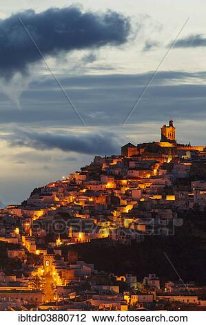 "The White Town of Arcos de la Frontera, at dawn, Arcos de la Frontera, Cadiz province, Andalusia, Spain, Europe" View Large Photo Image Stock Image - "The White Town of Arcos de la Frontera, at dawn, Arcos de la Frontera, Cadiz province, Andalusia, Spain, Europe". Fotosearch