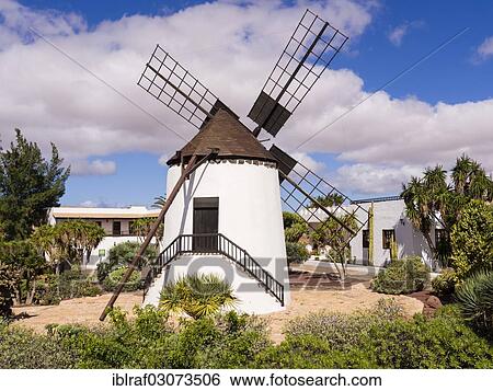 "The windmill in the open air museum of Antigua, Antigua, Fuerteventura, Canary Islands, Spain, Europe" View Large Photo Image Stock Photograph - "The windmill in the open air museum of Antigua, Antigua, Fuerteventura, Canary Islands, Spain, Europe". Fotosearch