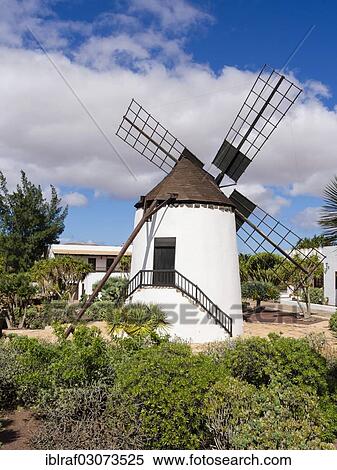 "The windmill in the open air museum of Antigua, Antigua, Fuerteventura, Canary Islands, Spain, Europe" View Large Photo Image Stock Photography - "The windmill in the open air museum of Antigua, Antigua, Fuerteventura, Canary Islands, Spain, Europe". Fotosearch