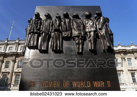 "The Women of World War II monument in front of the Cabinet Office Building, Horse Gardens Road, London, England, United Kingdom, Europe" View Large Photo Image Stock Image - "The Women of World War II monument in front of the Cabinet Office Building, Horse Gardens Road, London, England, United Kingdom, Europe". Fotosearch