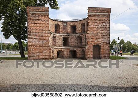 Stock Image - "The Zingel building, Neubrandenburg, Mecklenburg-Western Pomerania, Germany, Europe". Fotosearch