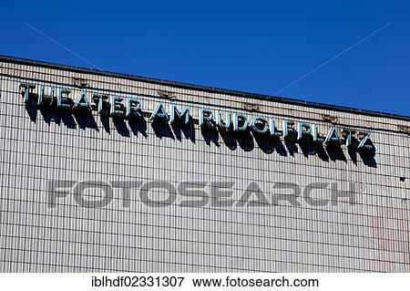 "Theater am Rudolfplatz"""", lettering on a facade, Cologne, North Rhine-Westphalia, Germany, Europe" View Large Photo Image Stock Photo - "Theater am Rudolfplatz"""", lettering on a facade, Cologne, North Rhine-Westphalia, Germany, Europe". Fotosearch