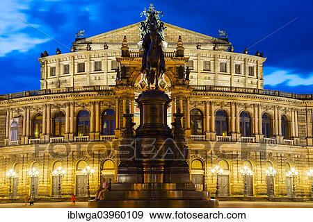 "Theaterplatz square with Semperoper and Konig-Johann-Denkmal monument, Dresden, Saxony, Germany, Europe" View Large Photo Image Stock Photo - "Theaterplatz square with Semperoper and Konig-Johann-Denkmal monument, Dresden, Saxony, Germany, Europe". Fotosearch