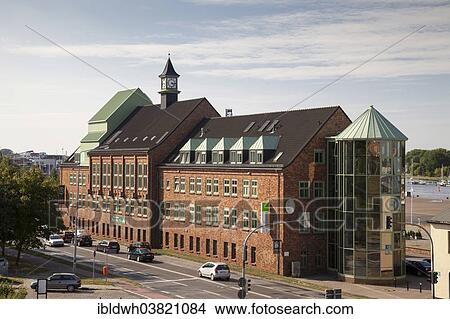 "Theatre at the city harbour, Rostock, Mecklenburg-Vorpommern, Germany, Europe" View Large Photo Image Picture - "Theatre at the city harbour, Rostock, Mecklenburg-Vorpommern, Germany, Europe". Fotosearch
