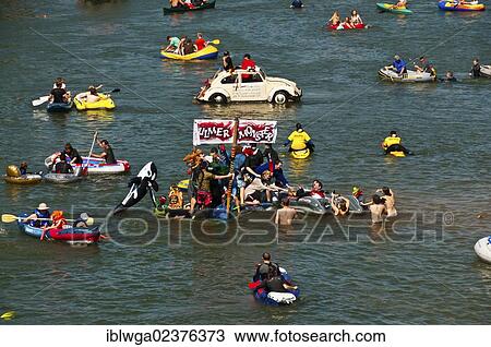 "Themed boats at the """"Nabada"""" boat parade on """"Schwormontag"""", a traditional Ulm holiday, Danube, Ulm, Baden-Wuerttemberg, Germany, Europe, PublicGround, Europe" View Large Photo Image Stock Image - "Themed boats at the """"Nabada"""" boat parade on """"Schwormontag"""", a traditional Ulm holiday, Danube, Ulm, Baden-Wuerttemberg, Germany, Europe, PublicGround, Europe". Fotosearch