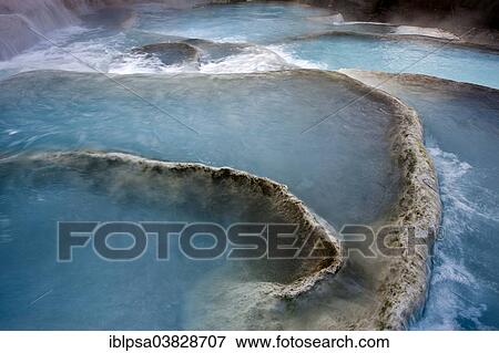 "Thermal waterfalls, travertine pools, Cascate del Molino, Saturnia, Province of Grosseto, Tuscany, Italy, Europe" View Large Photo Image Stock Photo - "Thermal waterfalls, travertine pools, Cascate del Molino, Saturnia, Province of Grosseto, Tuscany, Italy, Europe". Fotosearch