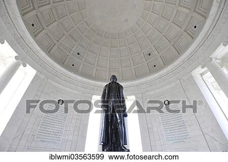 Stock Photo - "Thomas Jefferson Memorial, Washington DC, District of Columbia, United States, North America". Fotosearch