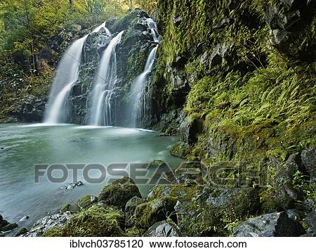"Three Bear Falls, Maui, Hawaii, USA" View Large Photo Image Stock Image - "Three Bear Falls, Maui, Hawaii, USA". Fotosearch