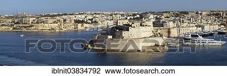 Stock Image - "Three Cities, Malta, Europe". Fotosearch
