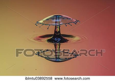 "Three drops collide, the first forms a column, the second produces the shield, followed by the third, digitally controlled with three valves" View Large Photo Image Stock Photo - "Three drops collide, the first forms a column, the second produces the shield, followed by the third, digitally controlled with three valves". Fotosearch