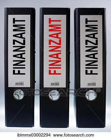 "Three file folders labeled """"Finanzamt"""", German for """"tax office""""" View Large Photo Image Picture - "Three file folders labeled """"Finanzamt"""", German for """"tax office""""". Fotosearch