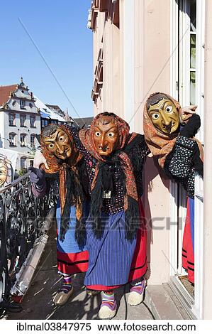 "Three witches on the balcony of Gengenbach Town Hall, Swabian-Alemannic Fastnacht festival, Gengenbach, Black Forest, Baden-Wurttemberg, Germany, Europe" View Large Photo Image Stock Photography - "Three witches on the balcony of Gengenbach Town Hall, Swabian-Alemannic Fastnacht festival, Gengenbach, Black Forest, Baden-Wurttemberg, Germany, Europe". Fotosearch