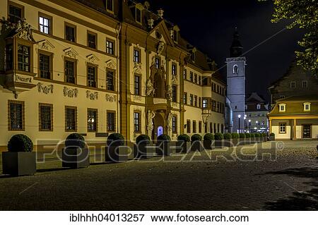 "Thuringian State Chancellery and Wigbertikirche church in the evening, Erfurt, Thuringia, Germany, Europe" View Large Photo Image Stock Photo - "Thuringian State Chancellery and Wigbertikirche church in the evening, Erfurt, Thuringia, Germany, Europe". Fotosearch