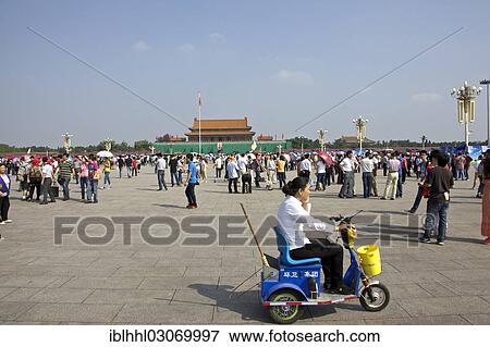 "Tiananmen Square, Tiananmen Platz, Beijing, China, People's Republic of China, Asia" View Large Photo Image Stock Photo - "Tiananmen Square, Tiananmen Platz, Beijing, China, People's Republic of China, Asia". Fotosearch