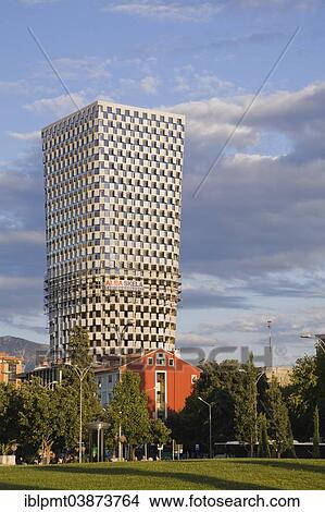 "TID Tower, Skanderbeg Square, Tirana, Albania, Europe" View Large Photo Image Picture - "TID Tower, Skanderbeg Square, Tirana, Albania, Europe". Fotosearch