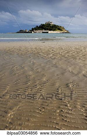 "Tidal island of St Michael's Mount, Marazion, Cornwall, England, United Kingdom, Europe" View Large Photo Image Stock Photograph - "Tidal island of St Michael's Mount, Marazion, Cornwall, England, United Kingdom, Europe". Fotosearch